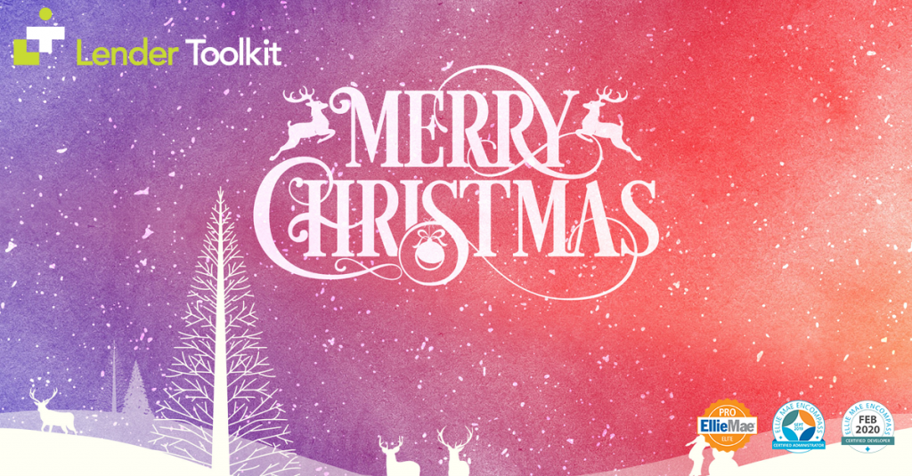 Merry Christmas 2019 from Lender Toolkit